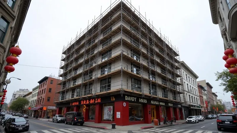 Restaurant flooring renovation project in San Francisco Chinatown