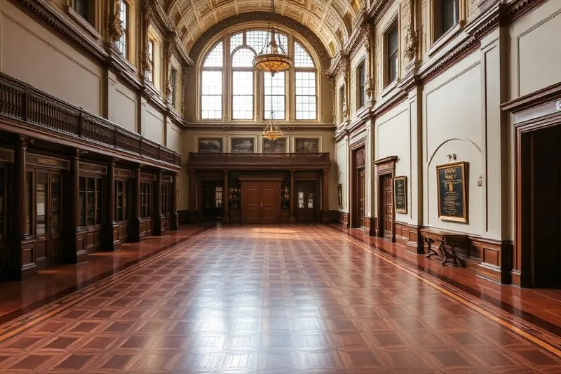 Carpet replacement project in historic Presidio building